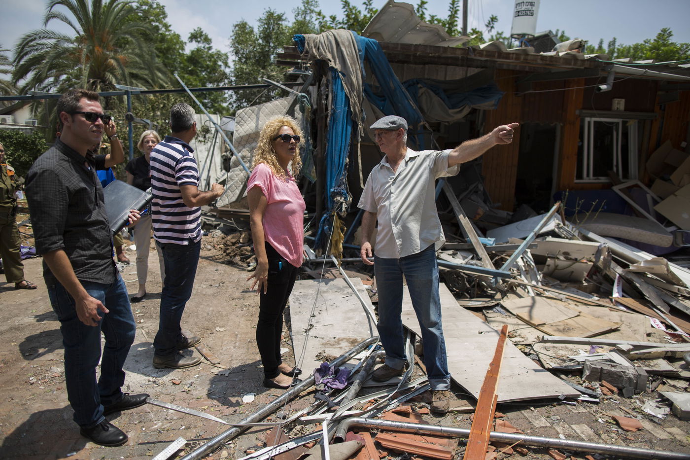 רקטה פגעה ישירות בבית ביהוד וגרמה להרס רב