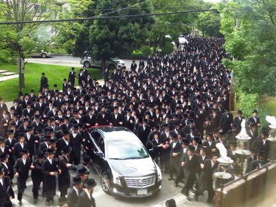 סקווירא: אלפים קיבלו את האדמו"ר ששב מנופש • גלריה