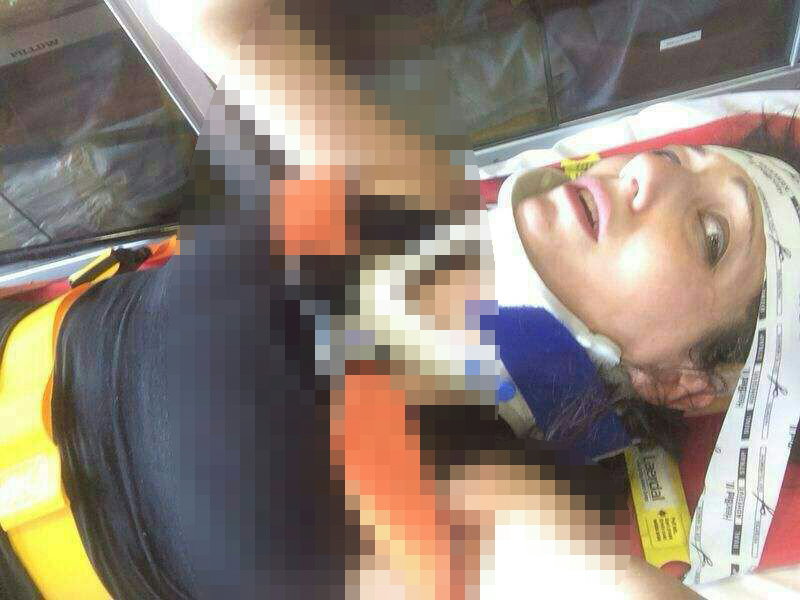 בריינדי טרייטל לאחר התאונה