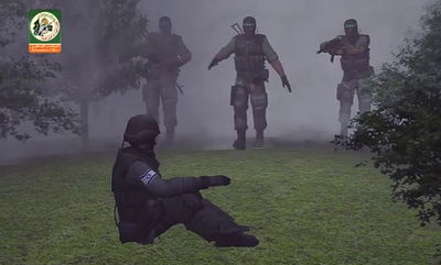 החמאס בסרטון אנימציה: מפיל מטוסים וחוטף טייסים