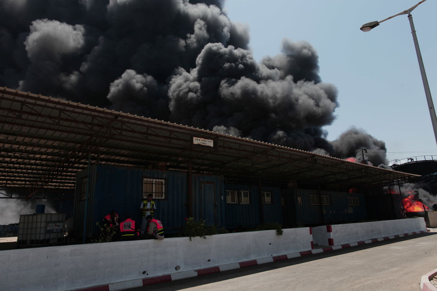 צפו: כך נראה "הלילה השחור" של עזה
