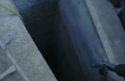 תיעוד וידאו: לוחמים חושפים מנהרות בעזה