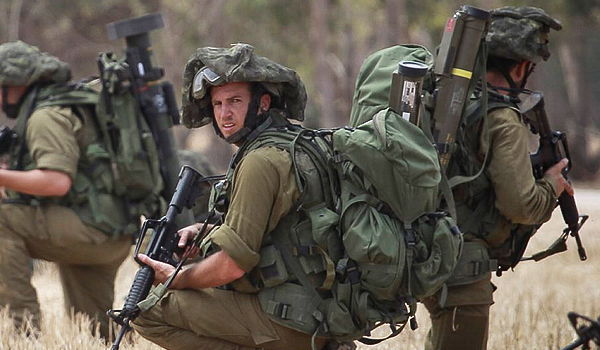 חיילי צה"ל על גבול הרצועה