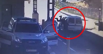 צפו: הקצין מזנק אל מכונית התופת ליד ביתר עילית ומונע פיגוע