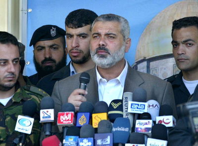 ראש ממשלת חמאס לשעבר איסמעיל הנייה