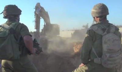 צפו: השמדת המנהרה האחרונה בעזה