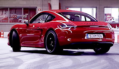 צפו: פורשה קאיימן במסלול קארטינג