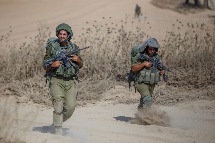 תמונות: לוחמי צה"ל יוצאים מעזה