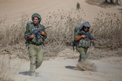 תמונות: לוחמי צה"ל יוצאים מעזה