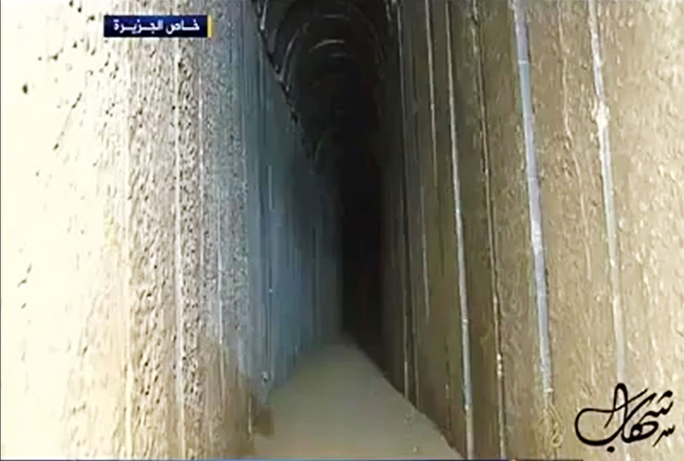 החמאס מציג: פעילי טרור ונשק בתוך מנהרה בעזה