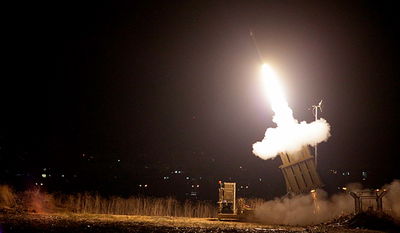 מערכת כיפת ברזל בפעולה