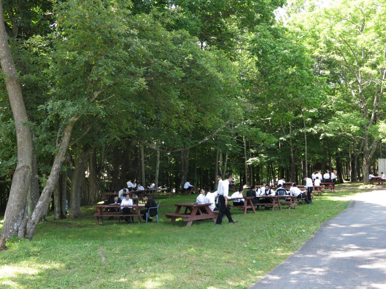 לימוד, משחקי כדור ועל האש • צפו בנופש החרדי