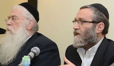 חברי הכנסת פרוש וגפני