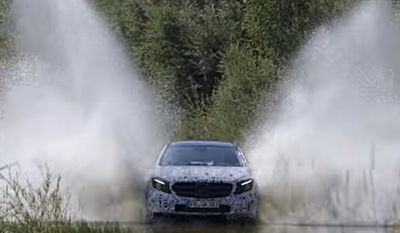 נסיעת מבחן של מרצדס