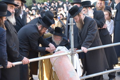 גלריה: הנחת אבן הפינה לבית המדרש ערלוי באלעד