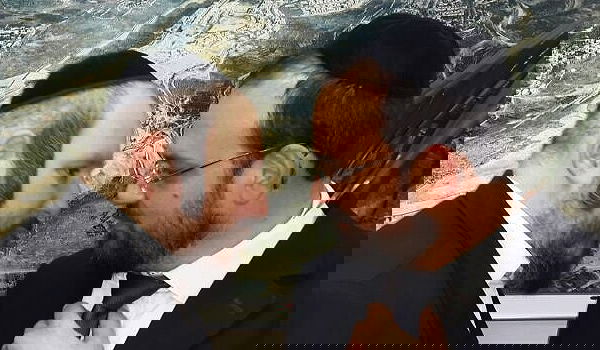 ראש העיר מאיר רובינשטיין עם סגנו, יצחק רביץ