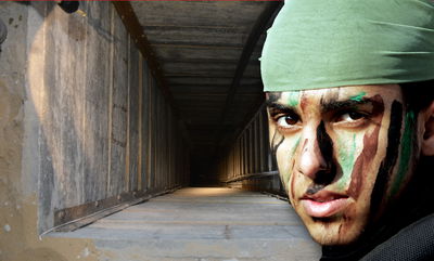 מנהרת טרור של חמאס שנחשפה על ידי צה"ל