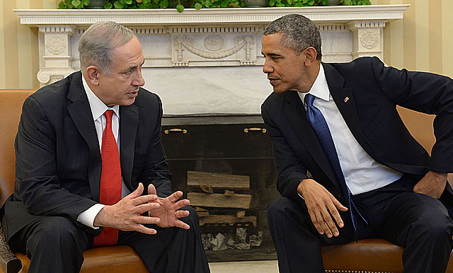 נשיא ארה"ב ברק אובמה וראש הממשלה בנימין נתניהו