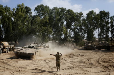 כוחות צה"ל מסביב לרצועה