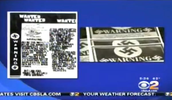מי מפיץ עלונים אנטישמיים בלוס אנג'לס?