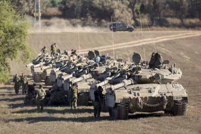 כוחות צה"ל בגבול רצועת עזה