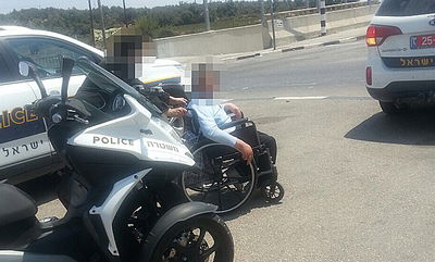 אטימות במירון: אב נעצר לעיני אשתו ובנו הנכה