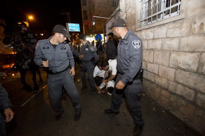 מעצר המפגינים, אמש