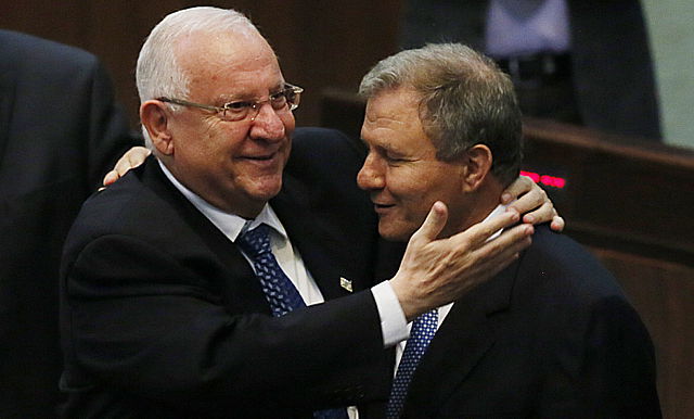 מאיר שטרית עם רובי ריבלין