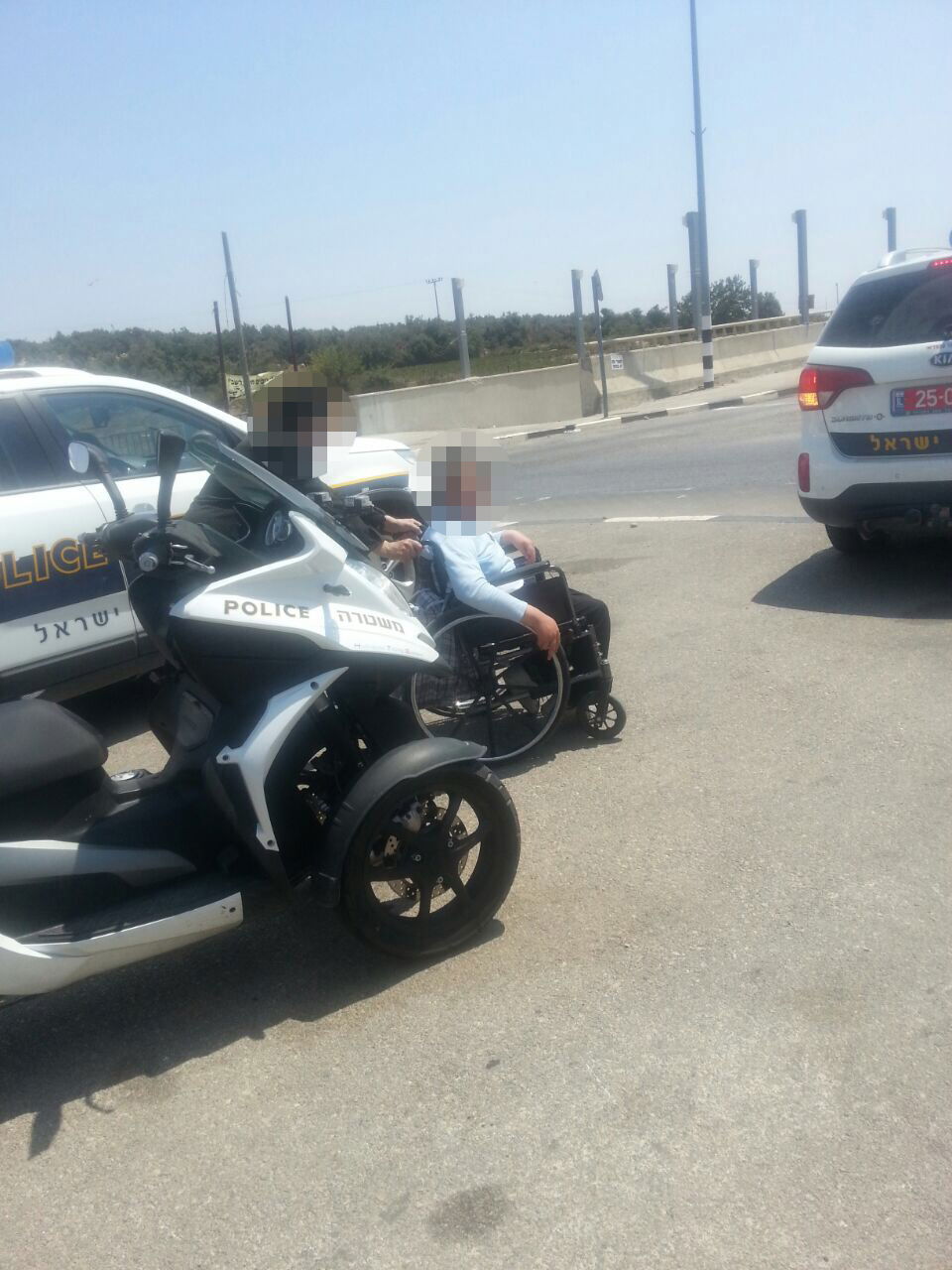 אטימות במירון: אב נעצר לעיני אשתו ובנו הנכה