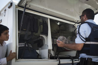 פינוי רקטה בנתיבות