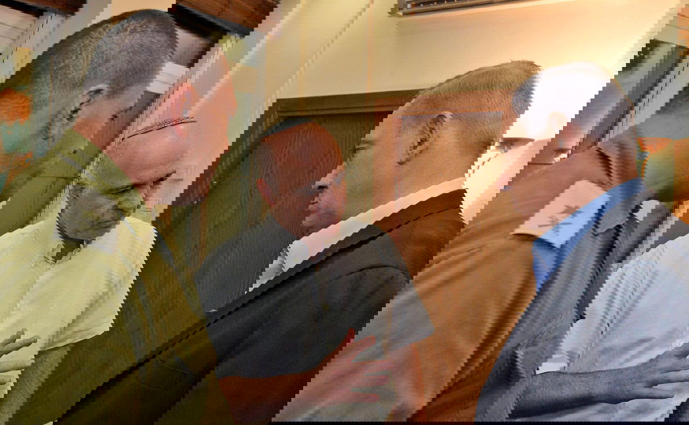 נתניהו עם ראש השב"כ לשעבר יורם כהן ואייל זמיר