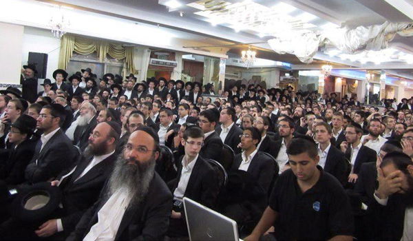 בני ישיבות ואברכים בכינוס, אתמול