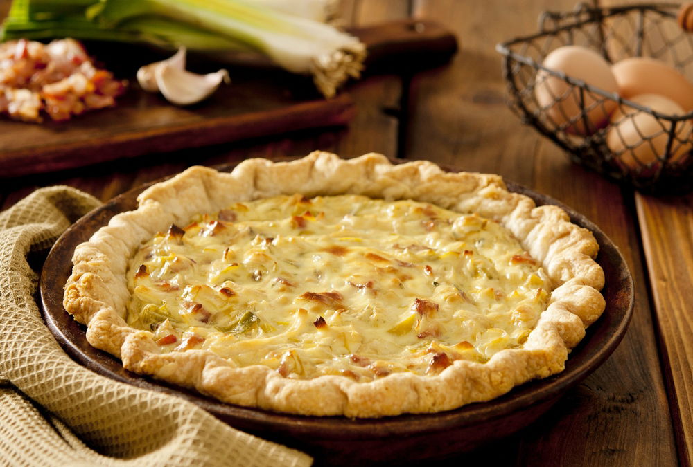 קיש כרישה ובצל בטעם מעודן