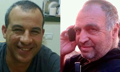 מימין זאביק עציון משמאל שחר מלמד