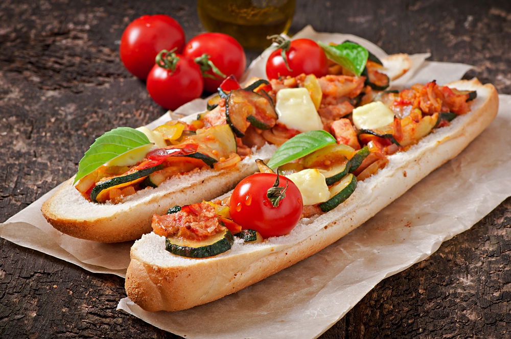 אנטיפסטי קלוי בתנור עם גבינות