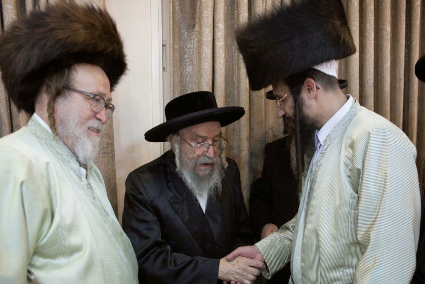 גלריה: בר מצווה לבן הרב חיים הירש