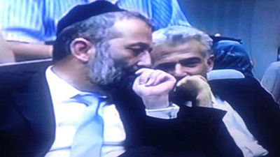 אריה דרעי ויאיר לפיד, הצהריים