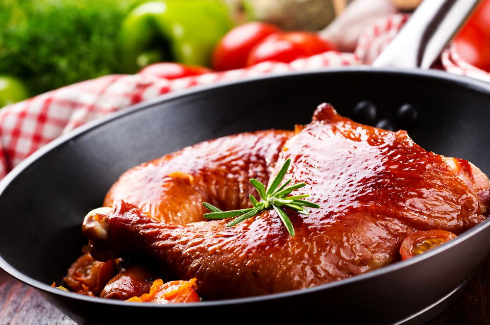 עוף אפוי בתנור עם מרינדה פיקנטית