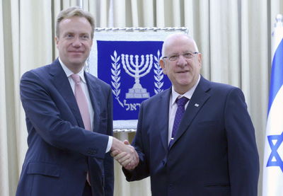 הנשיא ריבלין ושר החוץ הנורבגי