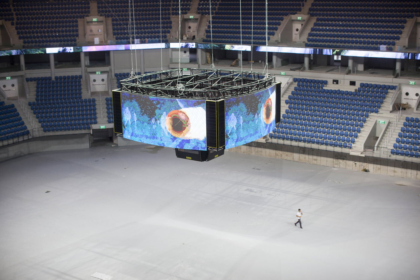 צפו: מבט מבפנים על הארנה החדשה בירושלים