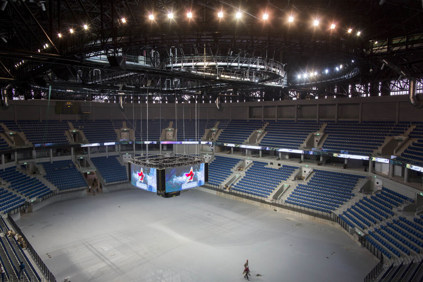 צפו: מבט מבפנים על הארנה החדשה בירושלים