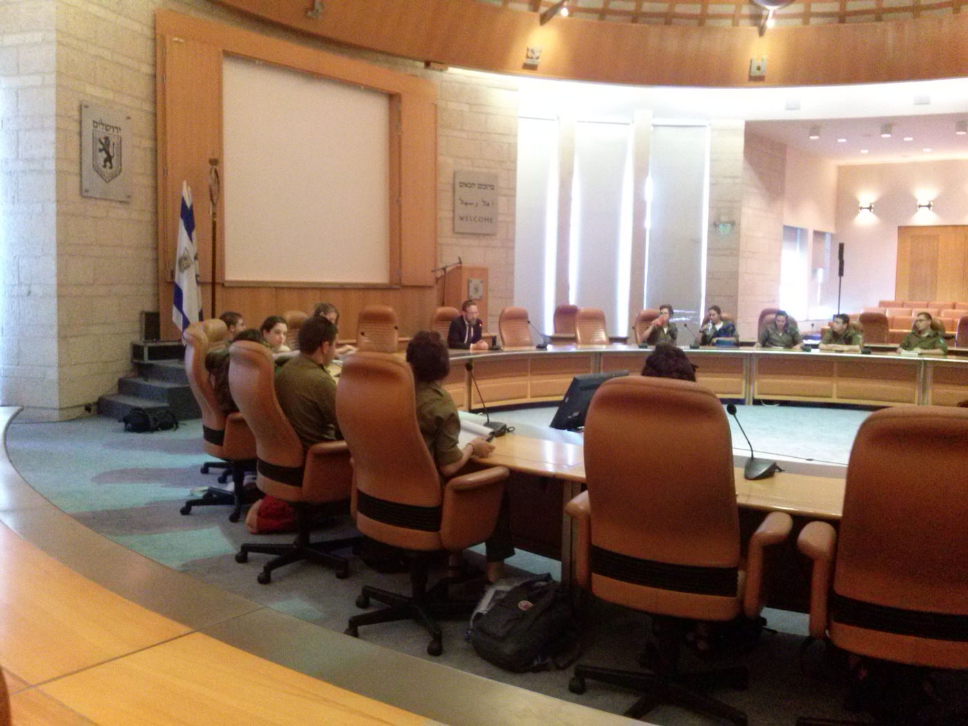 יצחק פינדרוס בקורס תקשורת לגלי צה"ל