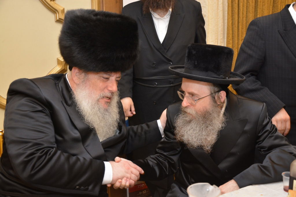 גלריה: חנוך זייברט חיתן, כולם התייצבו לאחל מזל טוב