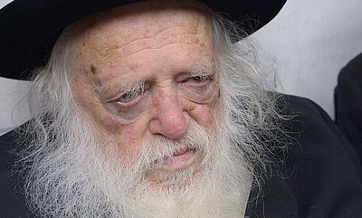 שר התורה באבל: מוצ"ש של ניחום ברחוב רשב"ם