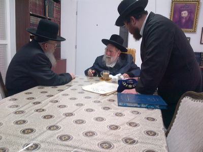 ליצמן בביקור בבית האדמו"ר