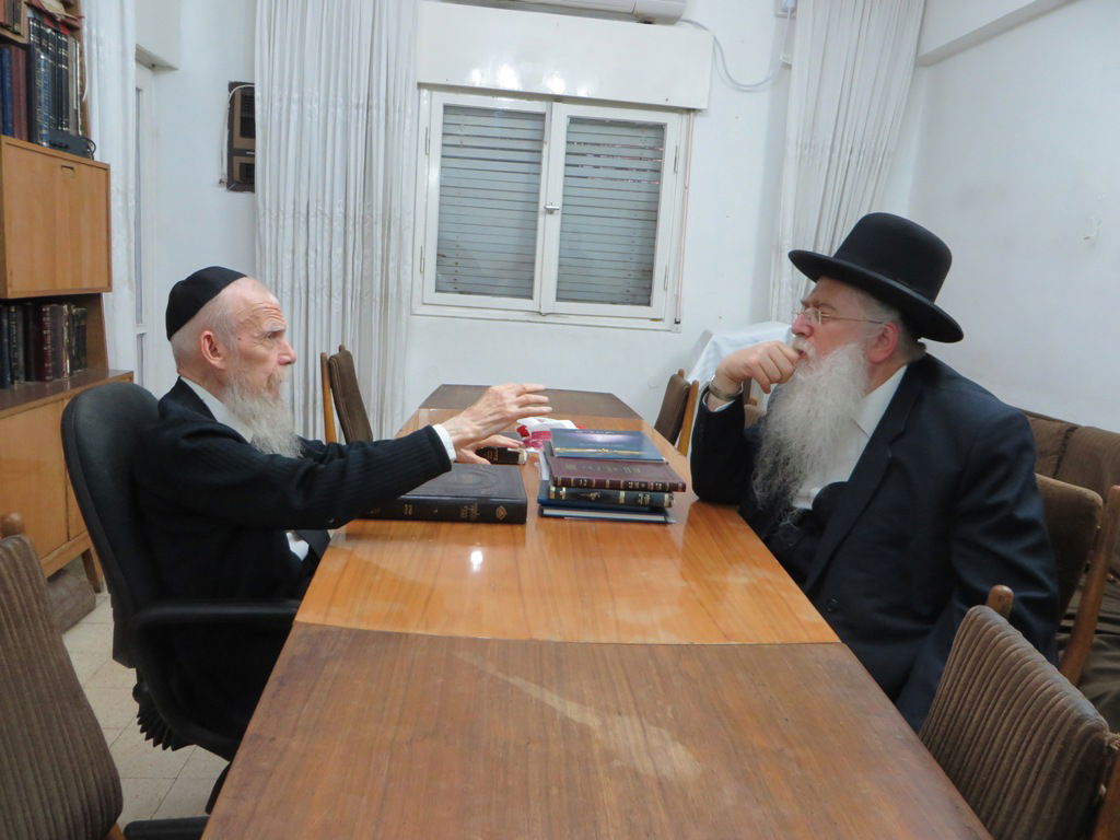 ח"כי אגודת ישראל ביקרו בבית ראש ישיבת פוניבז'