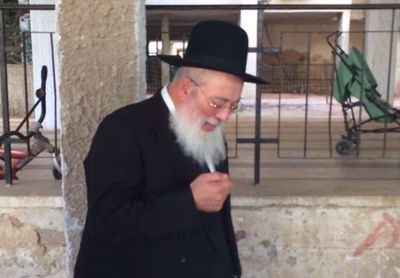 הגר"ש עמאר, אתמול בבני ברק