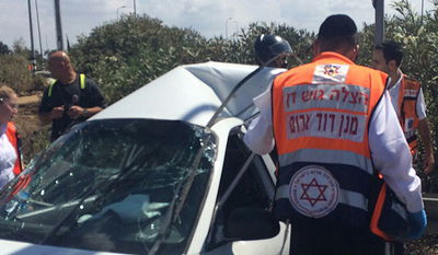 זירת התאונה