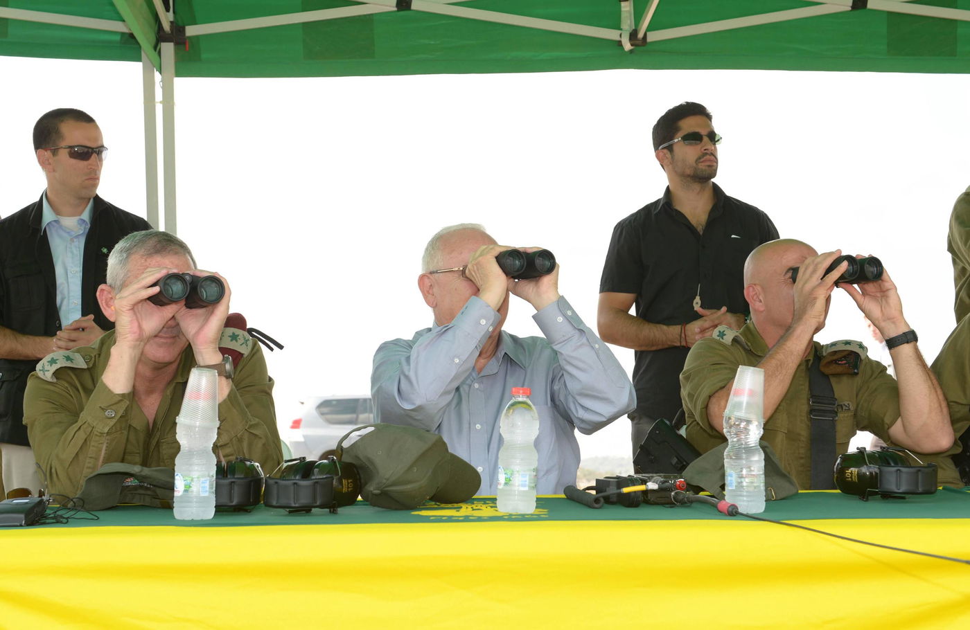 הנשיא ריבלין ירד לבקר את הלוחמים