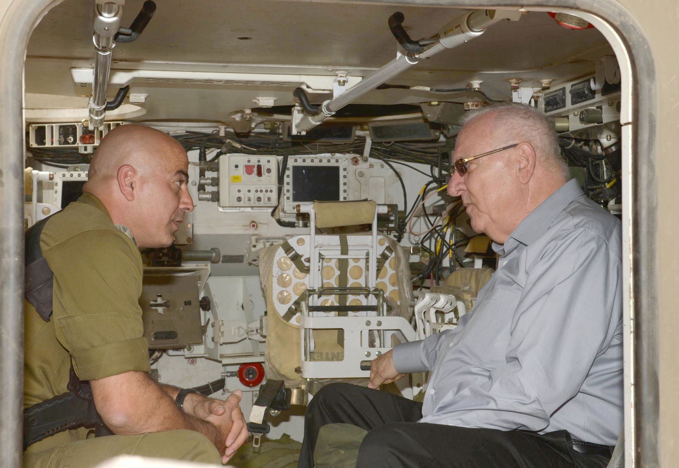 הנשיא ריבלין ירד לבקר את הלוחמים